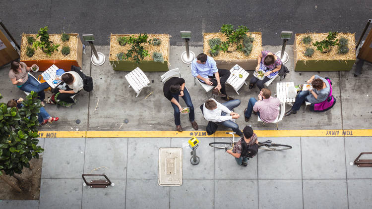 Parklet in San Francisco 