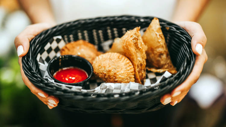 As empanadas e as chamuças fazem parte do menu do AlterEgo