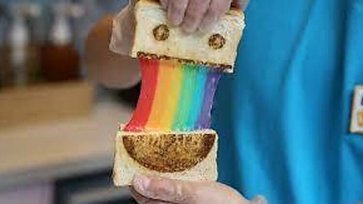 Rainbow Toastie