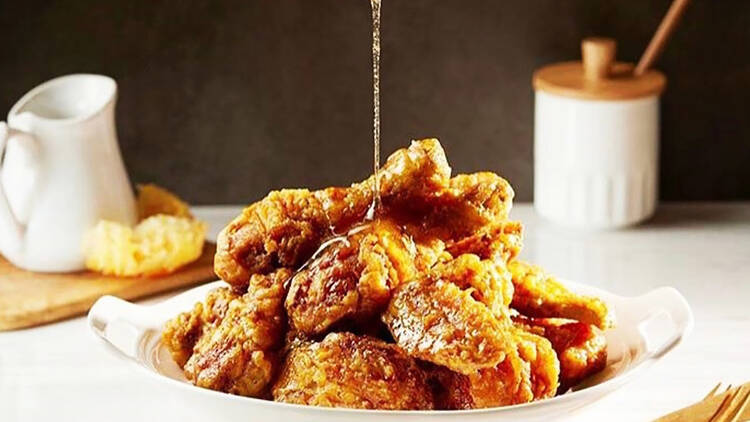 fried chicken with honey (bb.q Chicken)