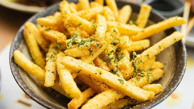 Salted egg fries at Yoi Indonesian Fusion