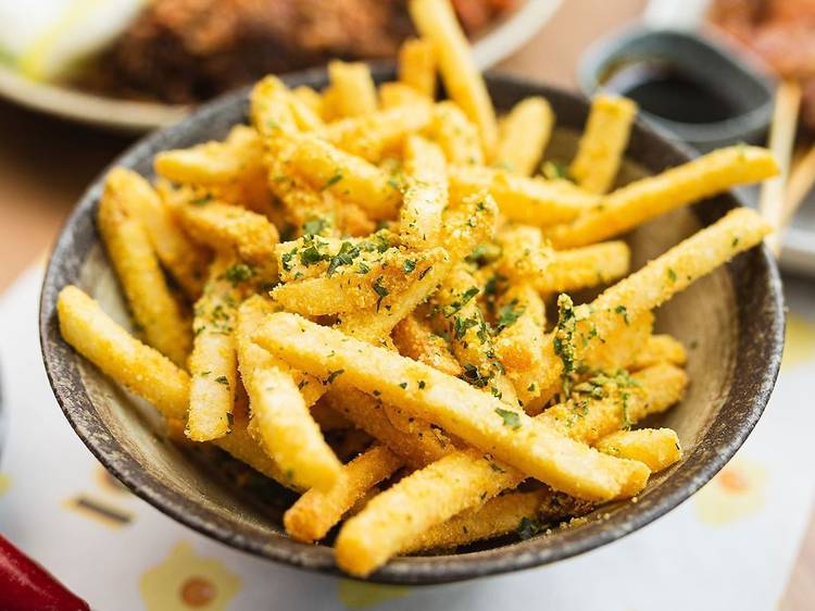 Salted egg fries at Yoi Indonesian Fusion
