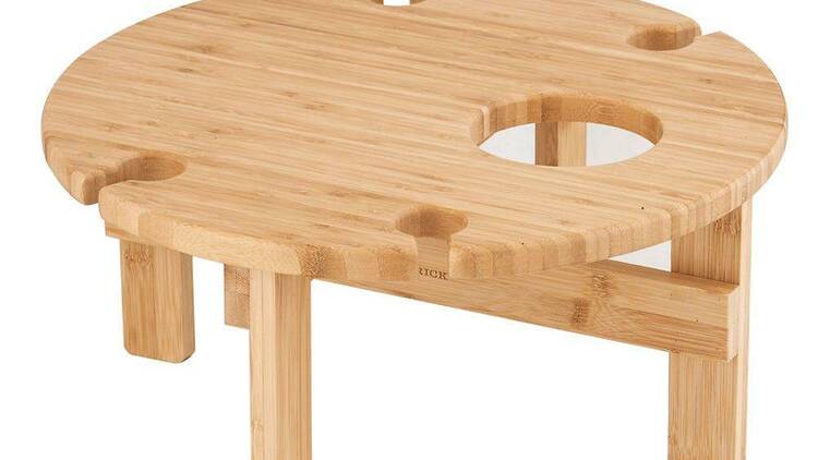 A wooden table