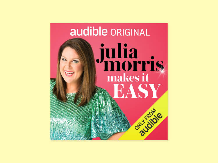 Julia Morris reading 'Julia Morris Makes it Easy'