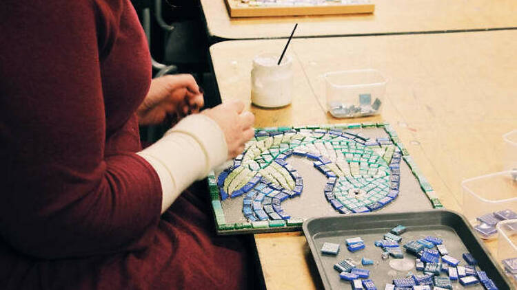 A super satisfying Mosaics workshop