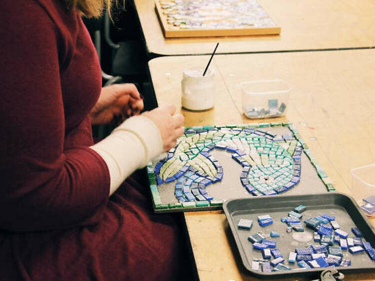 A super satisfying Mosaics workshop