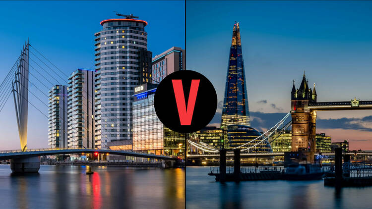 London versus Manchester