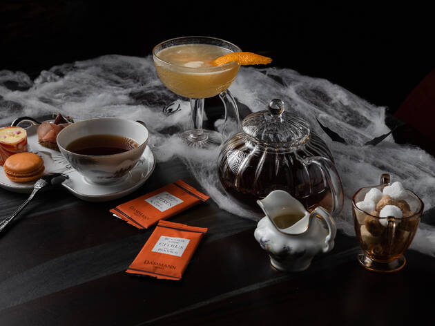 Spooky Tea Lilly Rose Wayfarer DTLA Spooky Tea at The Lilly Rose Inside the Wayfarer DTLA