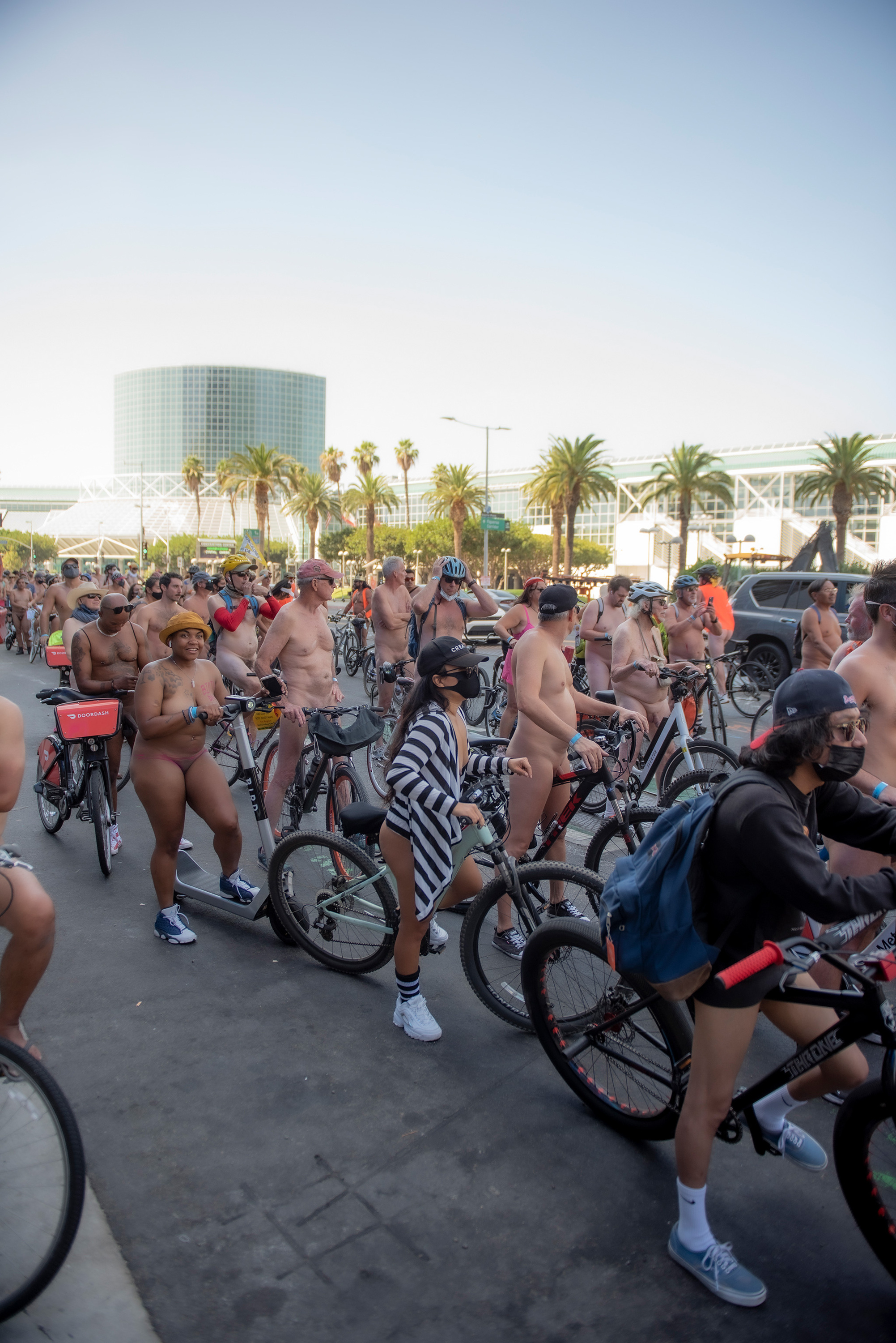 In photos: The World Naked Bike Ride 2021 bared its way through Downtown  L.A.