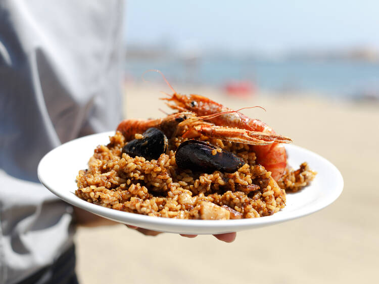 Platja Ca la Nuri: platja del Somorrostro