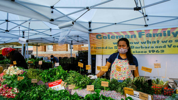 Stock up on fresh produce at the Santa Monica Farmers’ Market