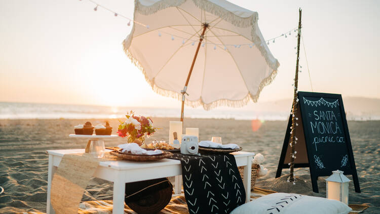 Picnic by the sea