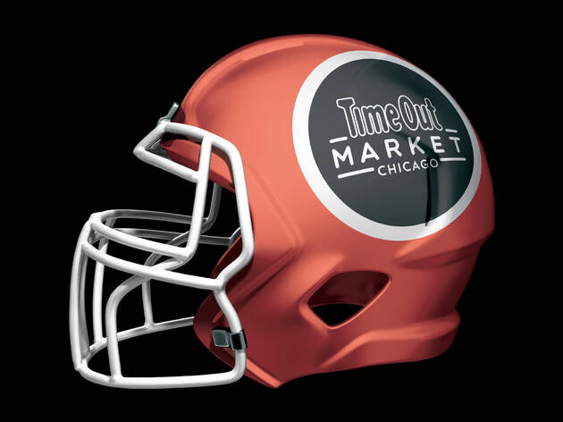 Time Out Market football helmet Time Out Market football helmet