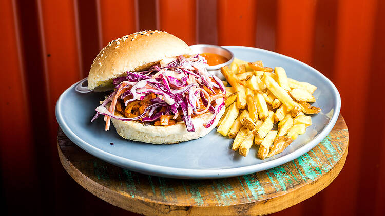 Restaurante, Cozinha Vegetariana, Vegan Junkies, Nuthing But a J Thang