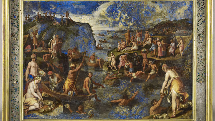 Antonio Tempesta, La Pêche aux perles aux Indes (détail) © RMN-Grand Palais (Musée du Louvre) / T. Ollivier.