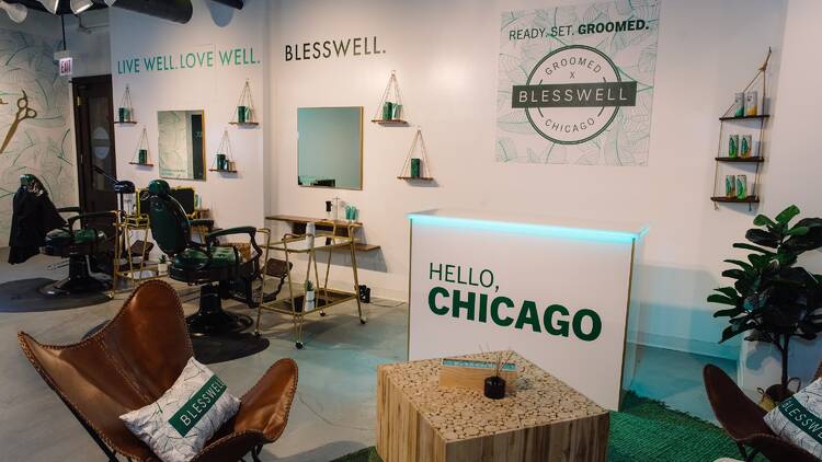 Groomed x Blesswell Chicago pop-up