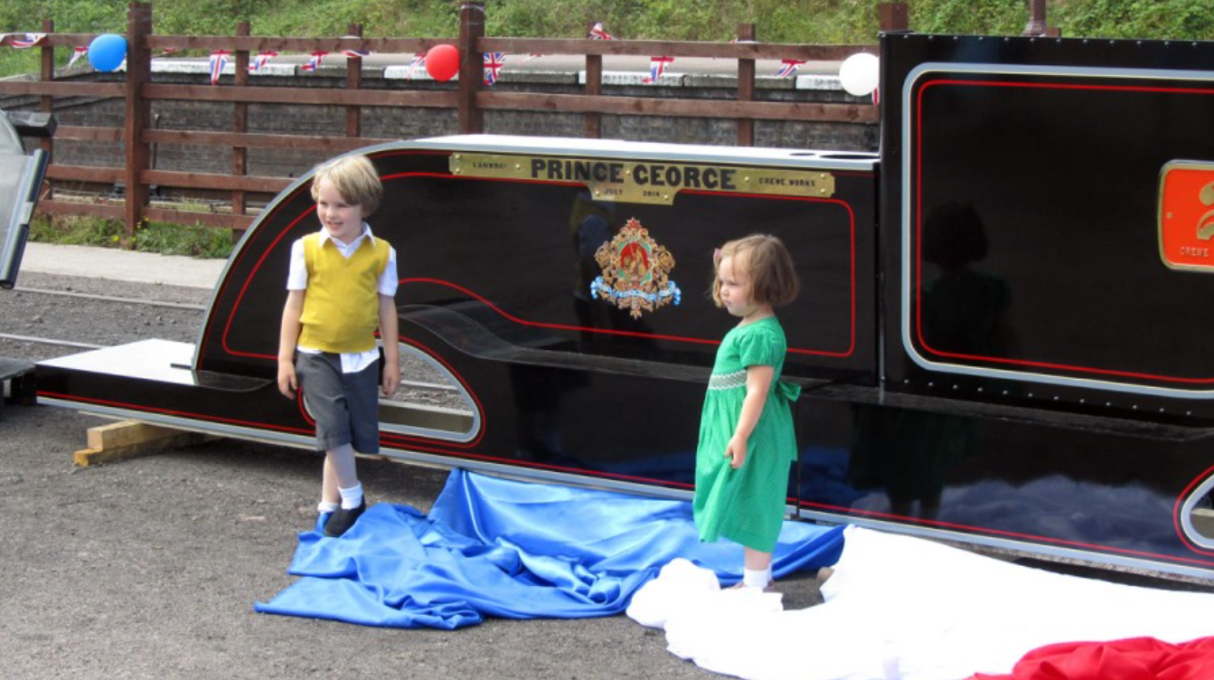 A steam engine named after Prince George is fundraising for its completion
