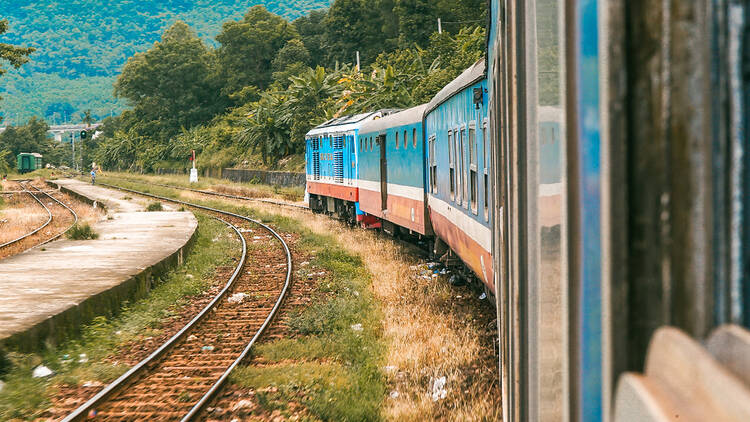 Reunification Express from Hanoi to Saigon, Vietnam