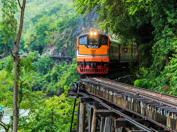The Death Railways from Bangkok to Nam Tok, Thailand
