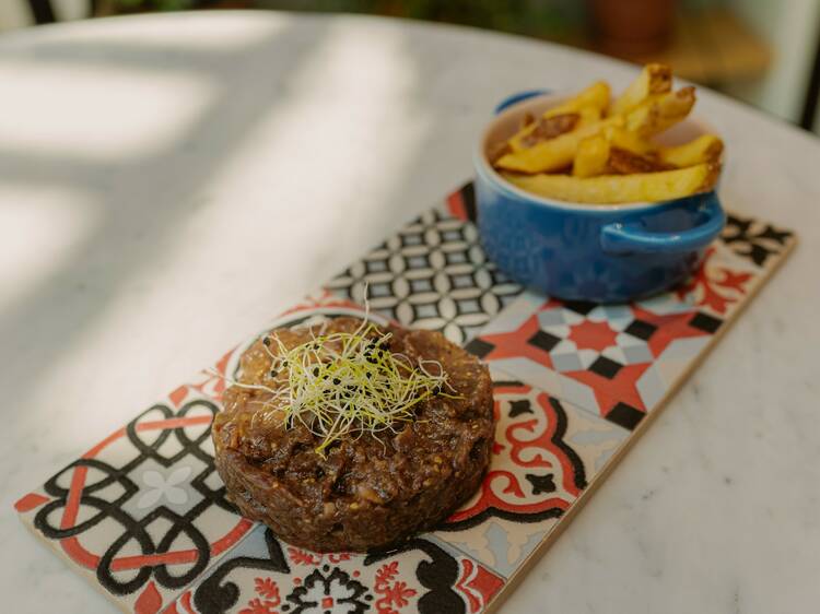 Steak Tartar de carne auténtica