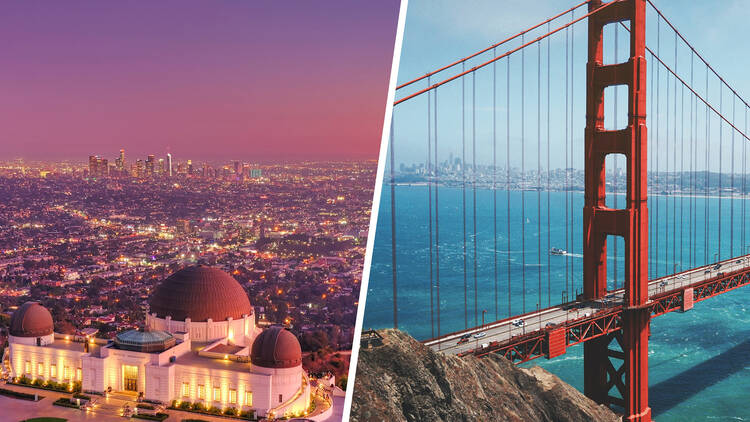 Los Angeles and San Francisco