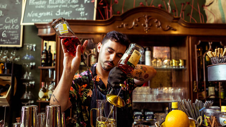 Noite, Bar, Cocktails, Café Klandestino