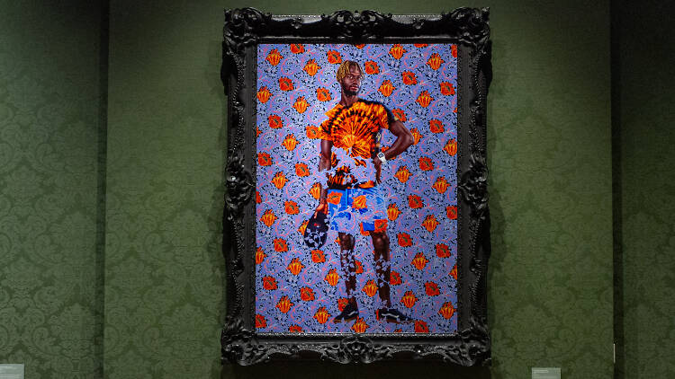 Kehinde Wiley, A Portrait of a Young Gentleman (2021)