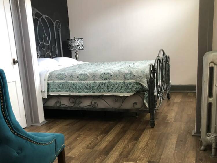 The Enslin bedroom in Troy, NY