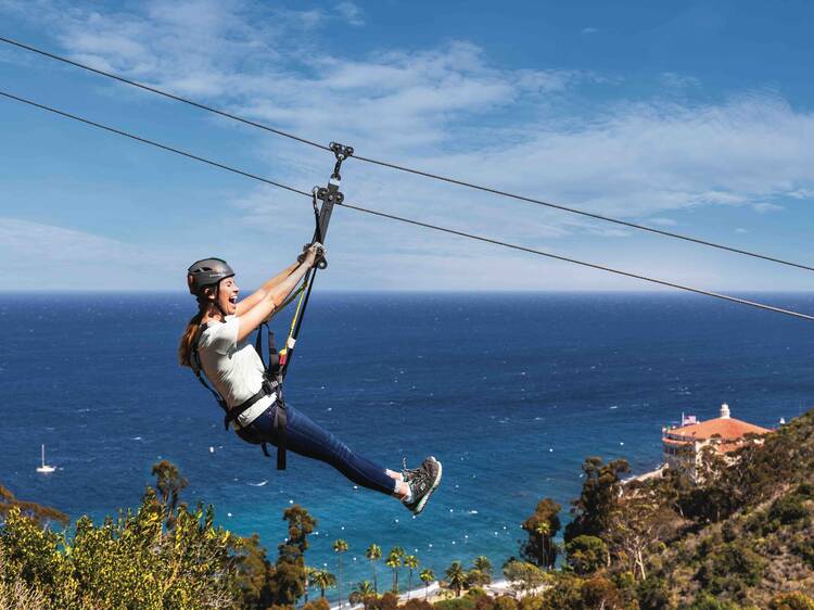 Whiz through a canyon on the Zip Line Eco Tour