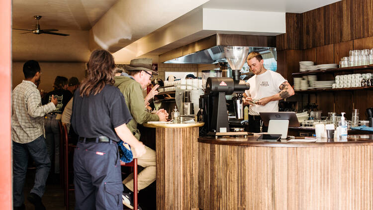 The front counter at Valentinas in Marrickville