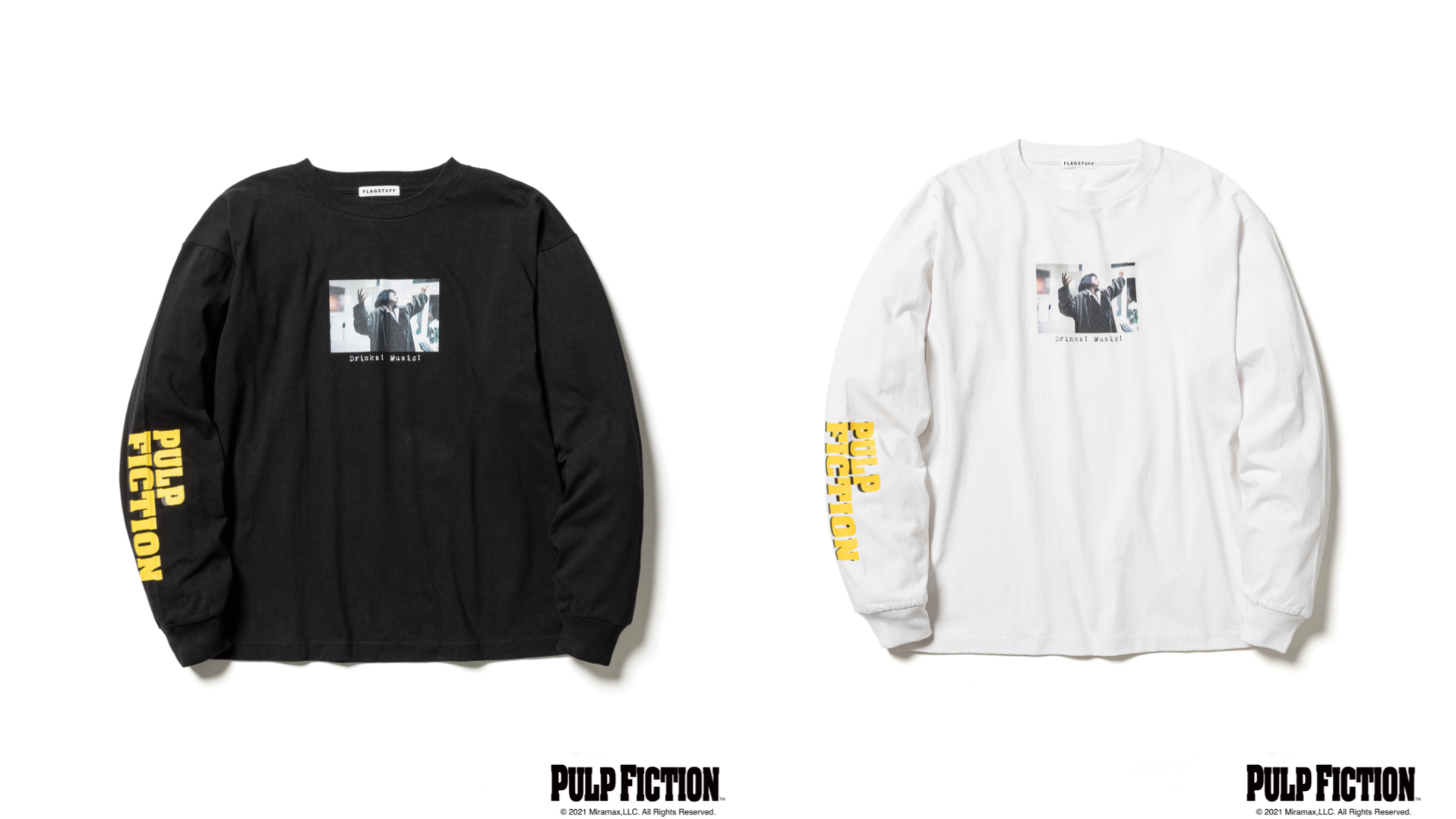 フラグスタフ PULP FICTION パルプフィクション 長袖 Tシャツ-