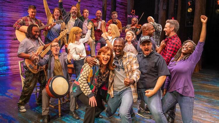 The cast of Come From Away