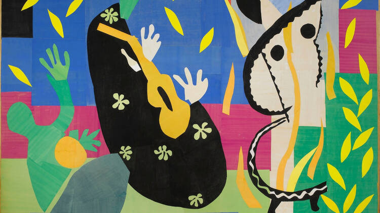 The vibrant colours of French artist Henri Matisse's  The sorrow of the king 