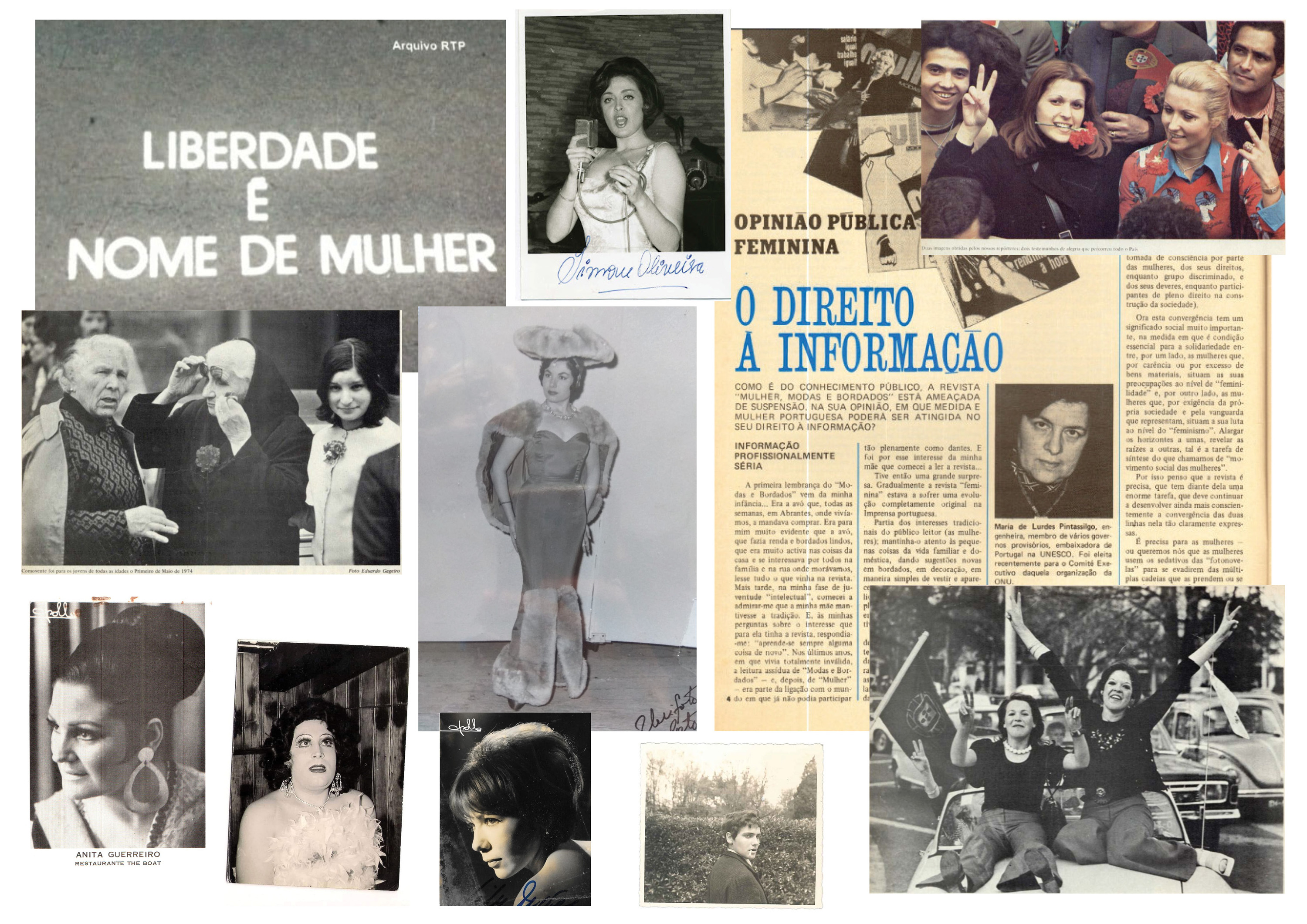 Moodboard da colecção "Liberdade é nome de mulher"