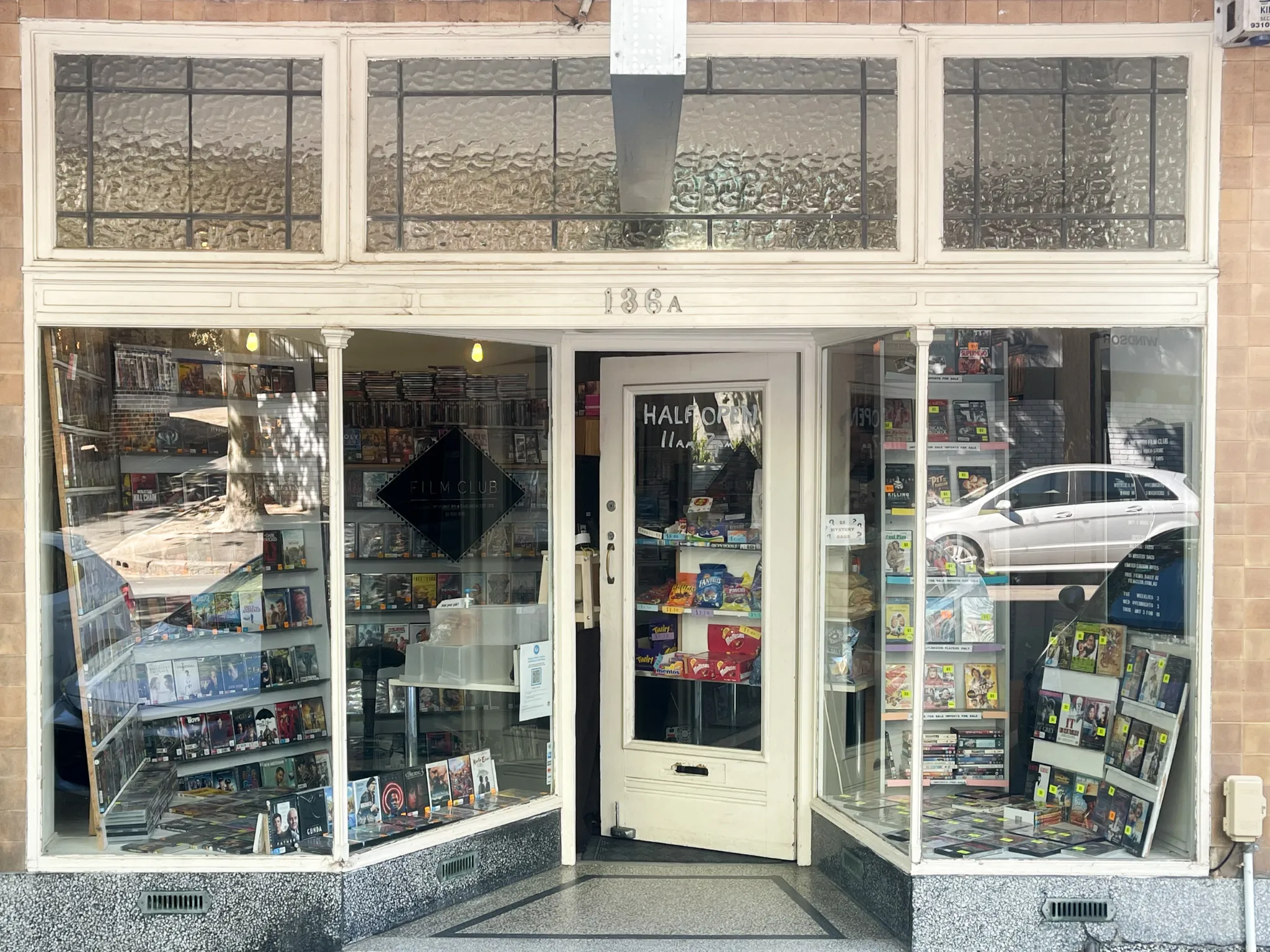 The shopfront of Film Club in Darlinghurst.