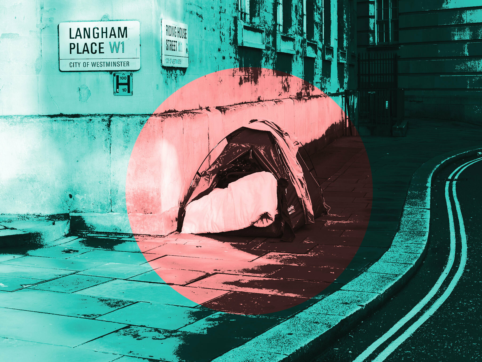 How has London’s homeless situation changed since the pandemic?