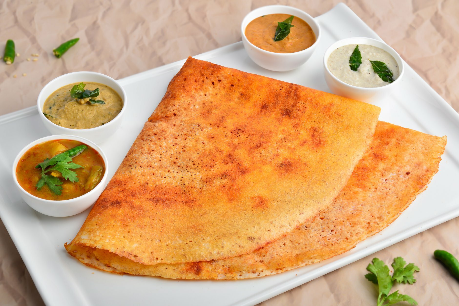 Dosa индийское блюдо