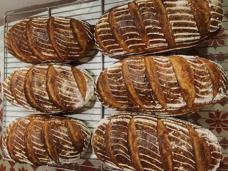 Pick up sourdough bread Micro Bakery & Kitchen