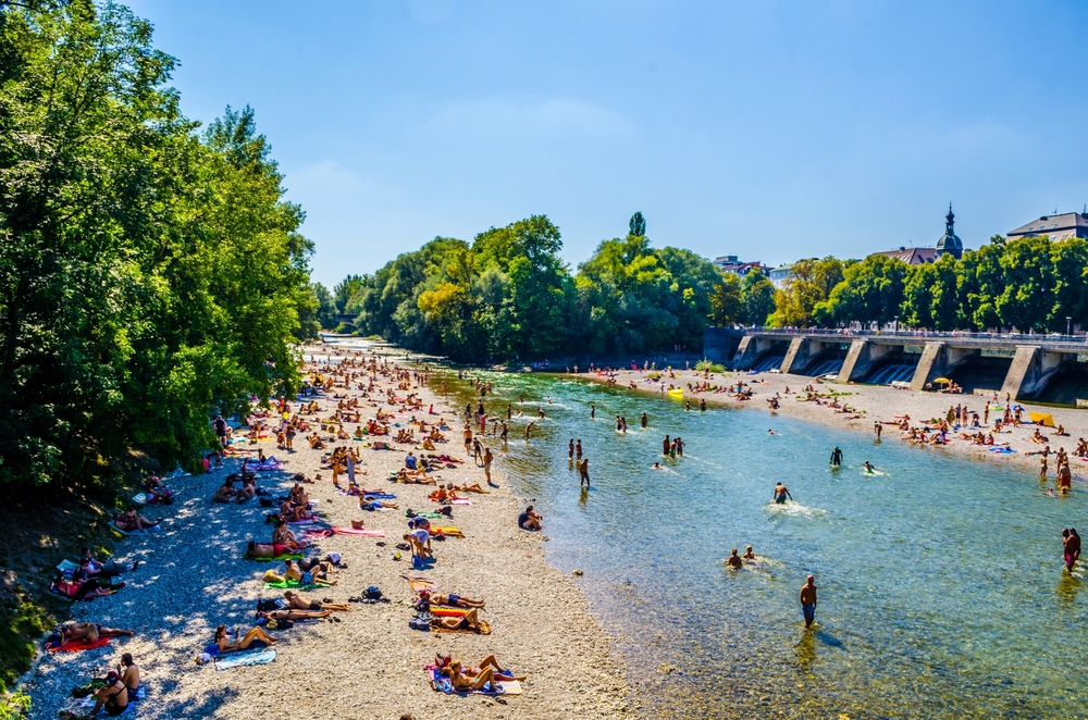 Swimmers in Munich