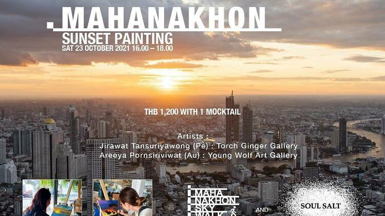 Mahanakhon Sunset Painting