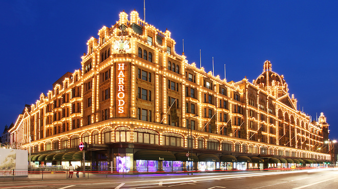 A parking space near luxury store Harrods is on sale for £250,000
