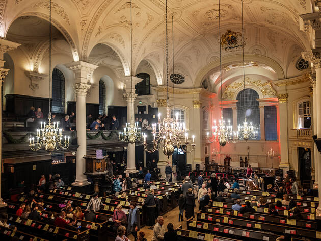 London-,December,,2019:,St,Martins,In,The,Field,Interior,Showing St Martin In the Field