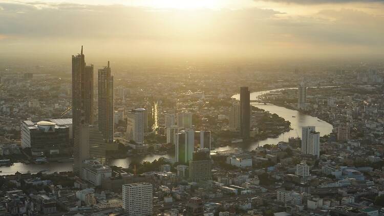 Bangkok from the top of King Power Mahanakhon
