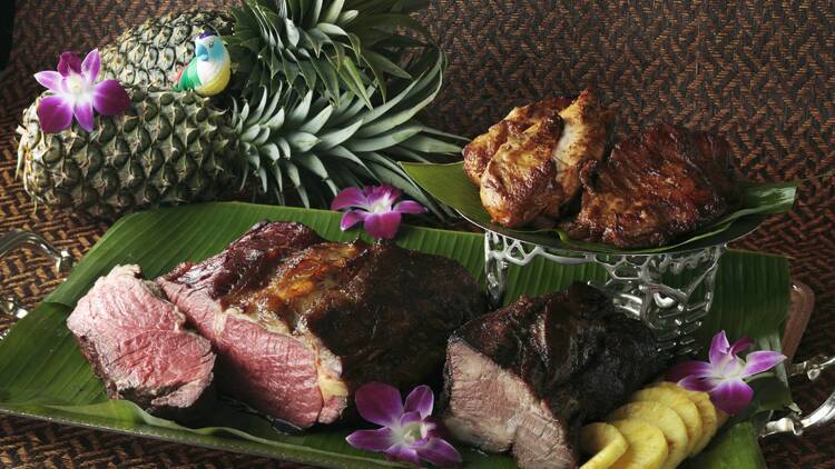 Trader Vic's Halloween Buffet