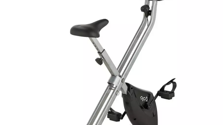 Opti Folding Magnetic Exercise Bike, £119.99