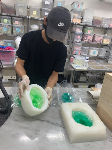 『仮面キャンディ』の制作風景(Photo: パパブブレ)