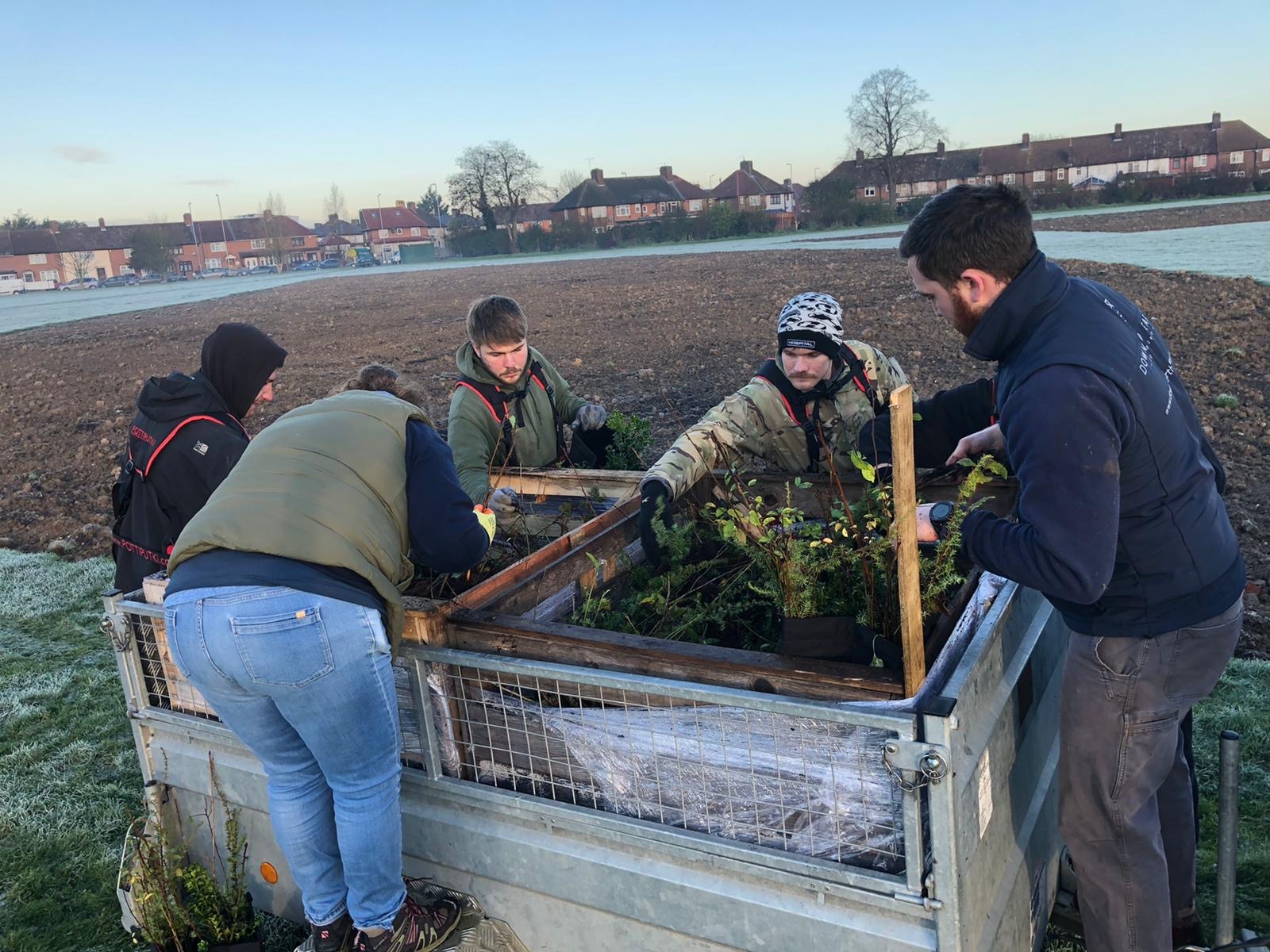 A brand-new forest has been planted in Dagenham