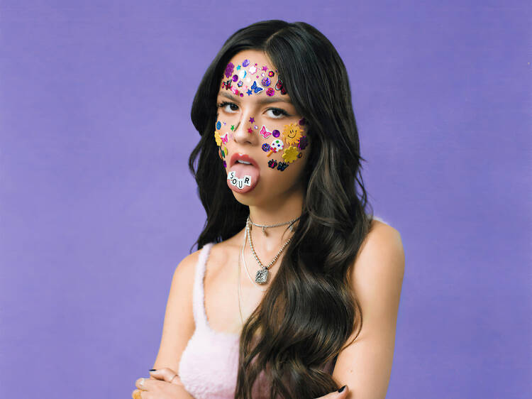 Olivia Rodrigo sticker face