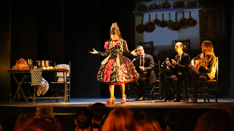 Maui de Utrera en los Domingos de Vermú y potaje. Teatro Flamenco