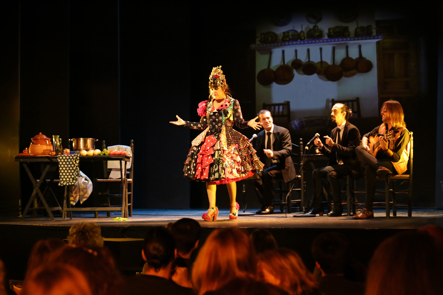 Maui de Utrera en los Domingos de Vermú y potaje. Teatro Flamenco